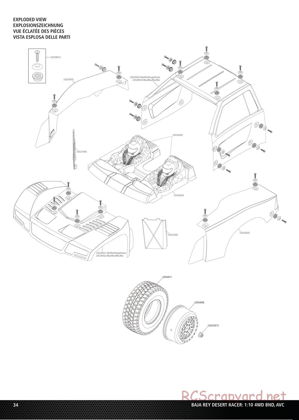 Team Losi - Baja Rey BND - Manual - Page 13