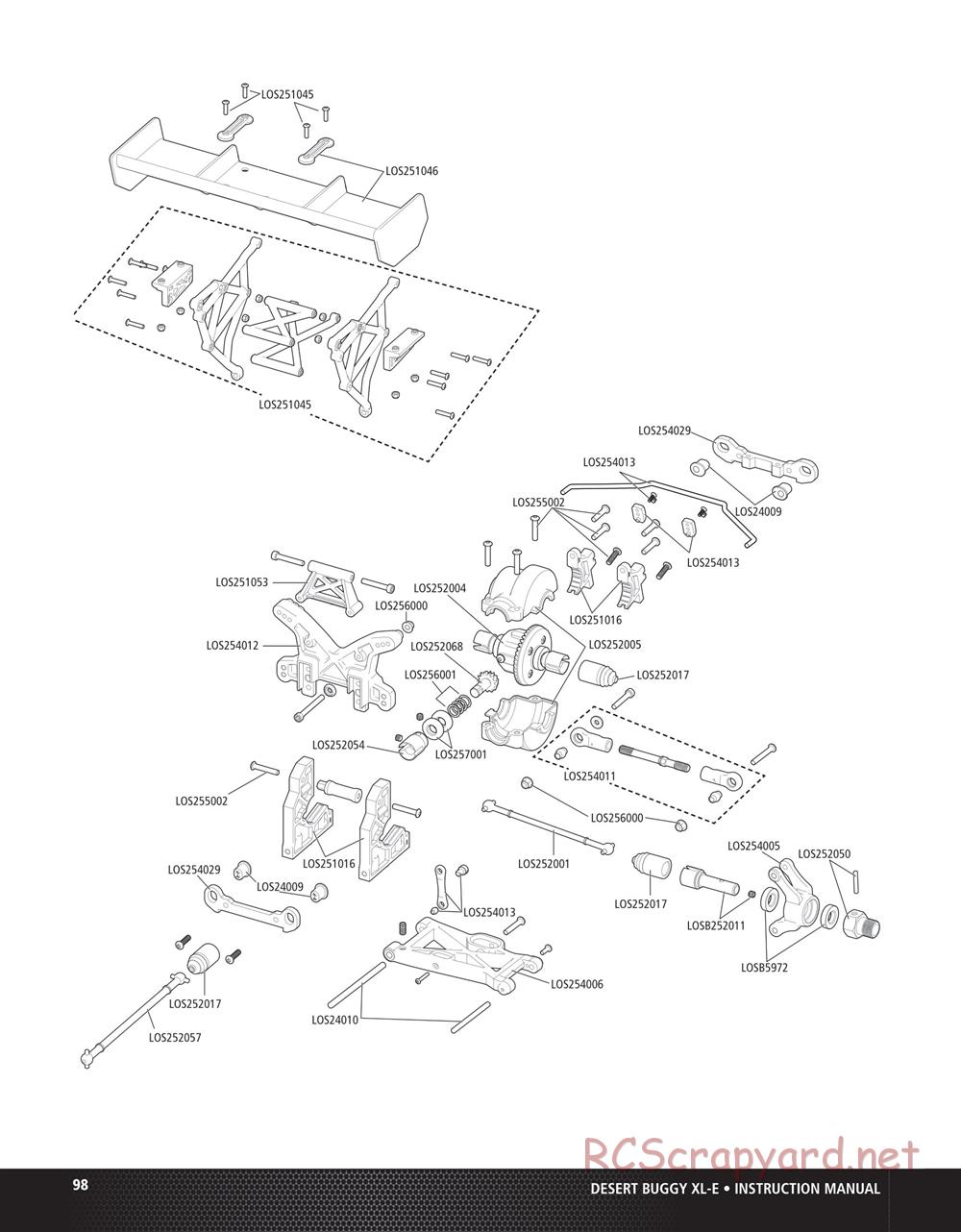 Team Losi - Desert Buggy XL-E - Manual - Page 32