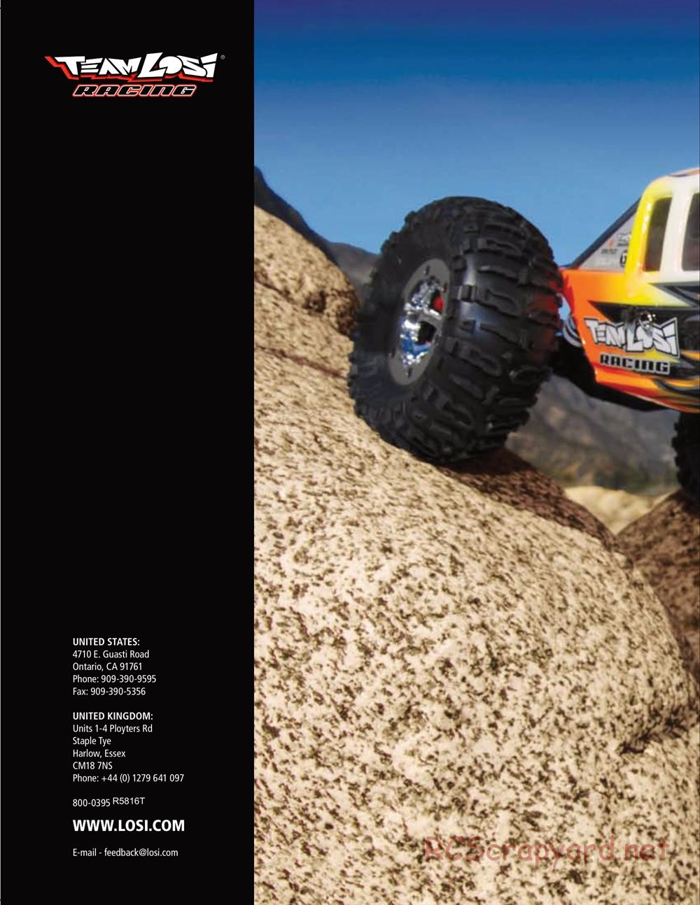 Team Losi - Comp Crawler - Manual - Page 2