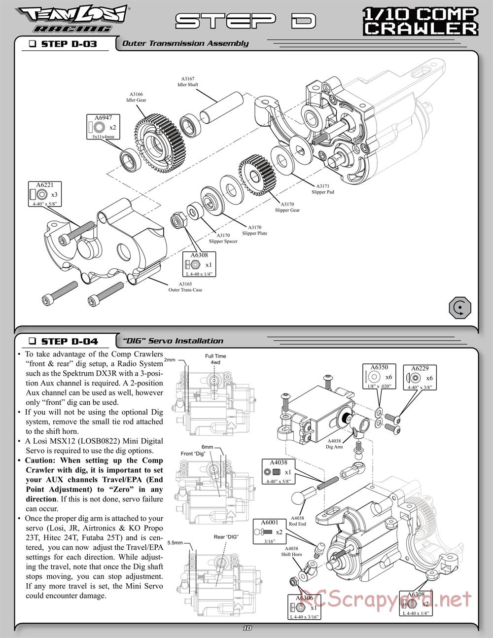 Team Losi - Comp Crawler - Manual - Page 17