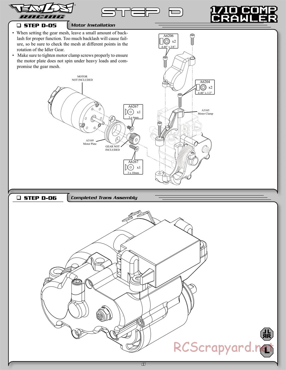 Team Losi - Comp Crawler - Manual - Page 18