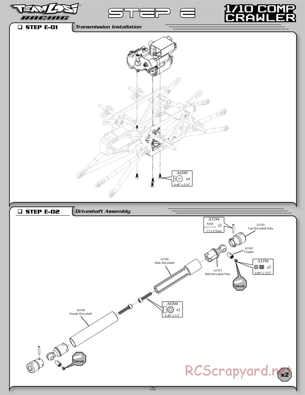 Team Losi - Comp Crawler - Manual - Page 19