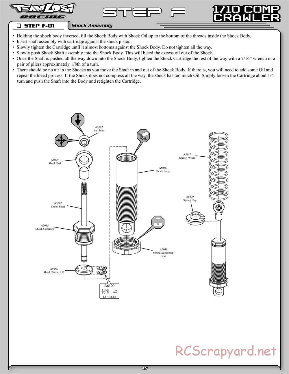 Team Losi - Comp Crawler - Manual - Page 22