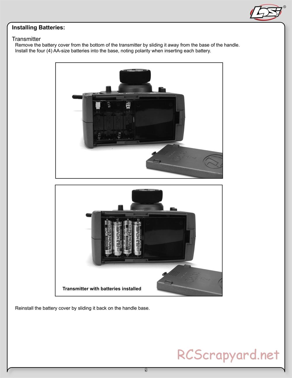 Team Losi - Night Crawler - Manual - Page 9