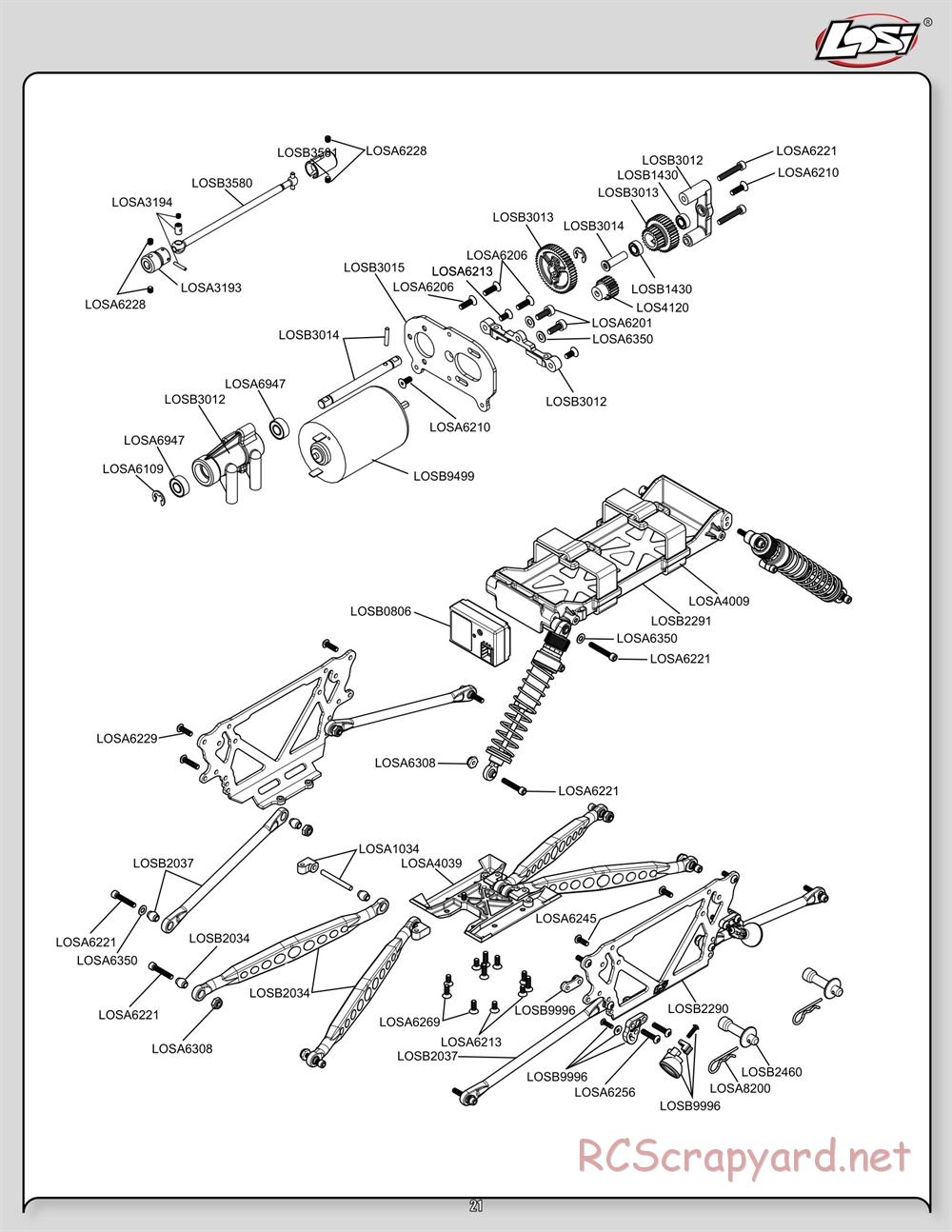 Team Losi - Night Crawler - Manual - Page 22