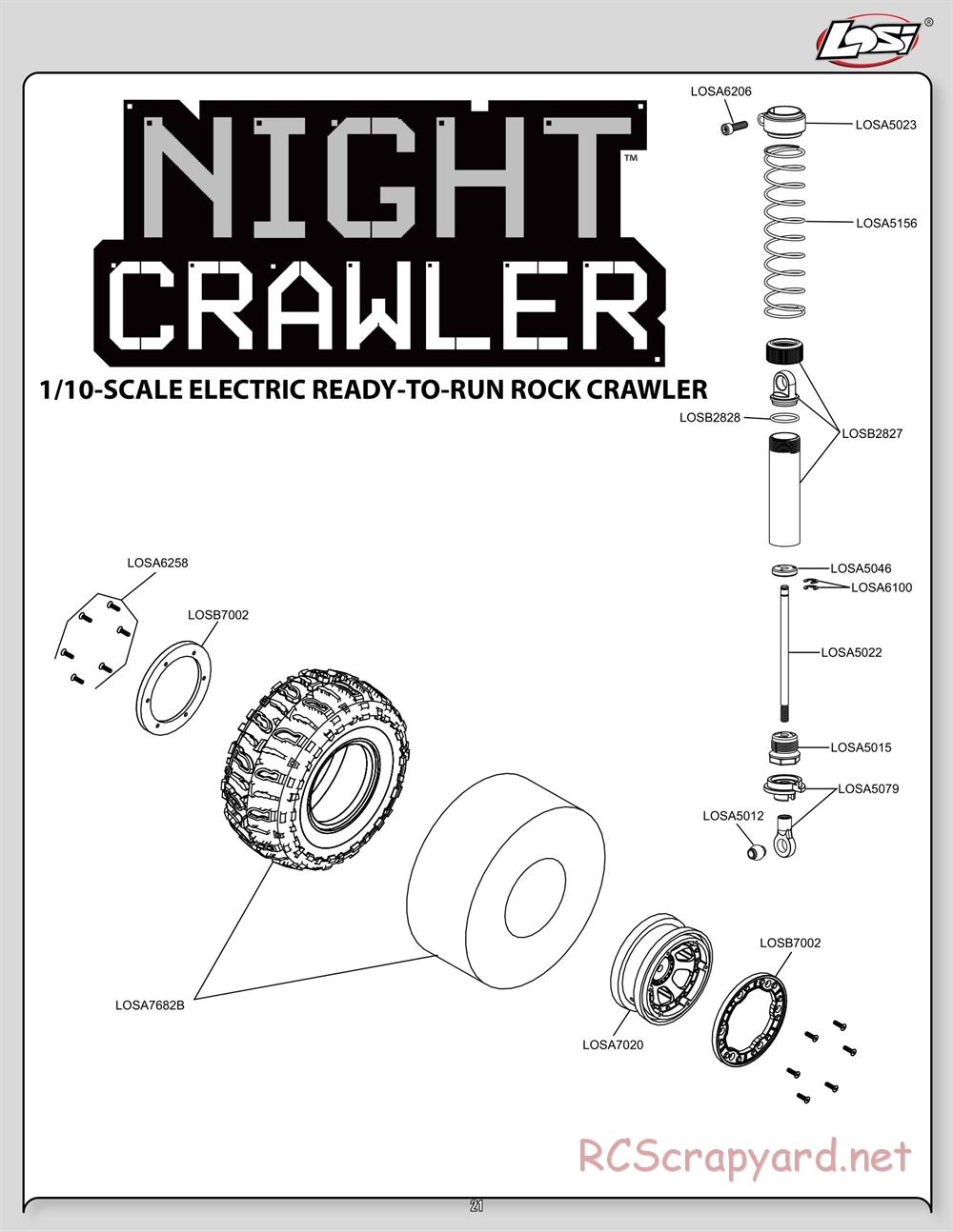 Team Losi - Night Crawler - Manual - Page 24