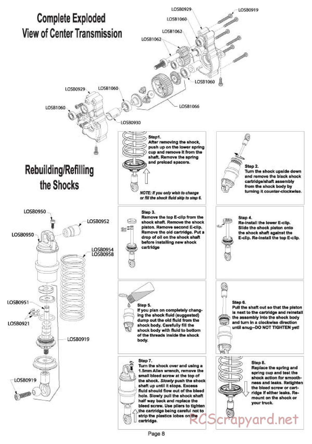 Team Losi - Raminator - Manual - Page 8