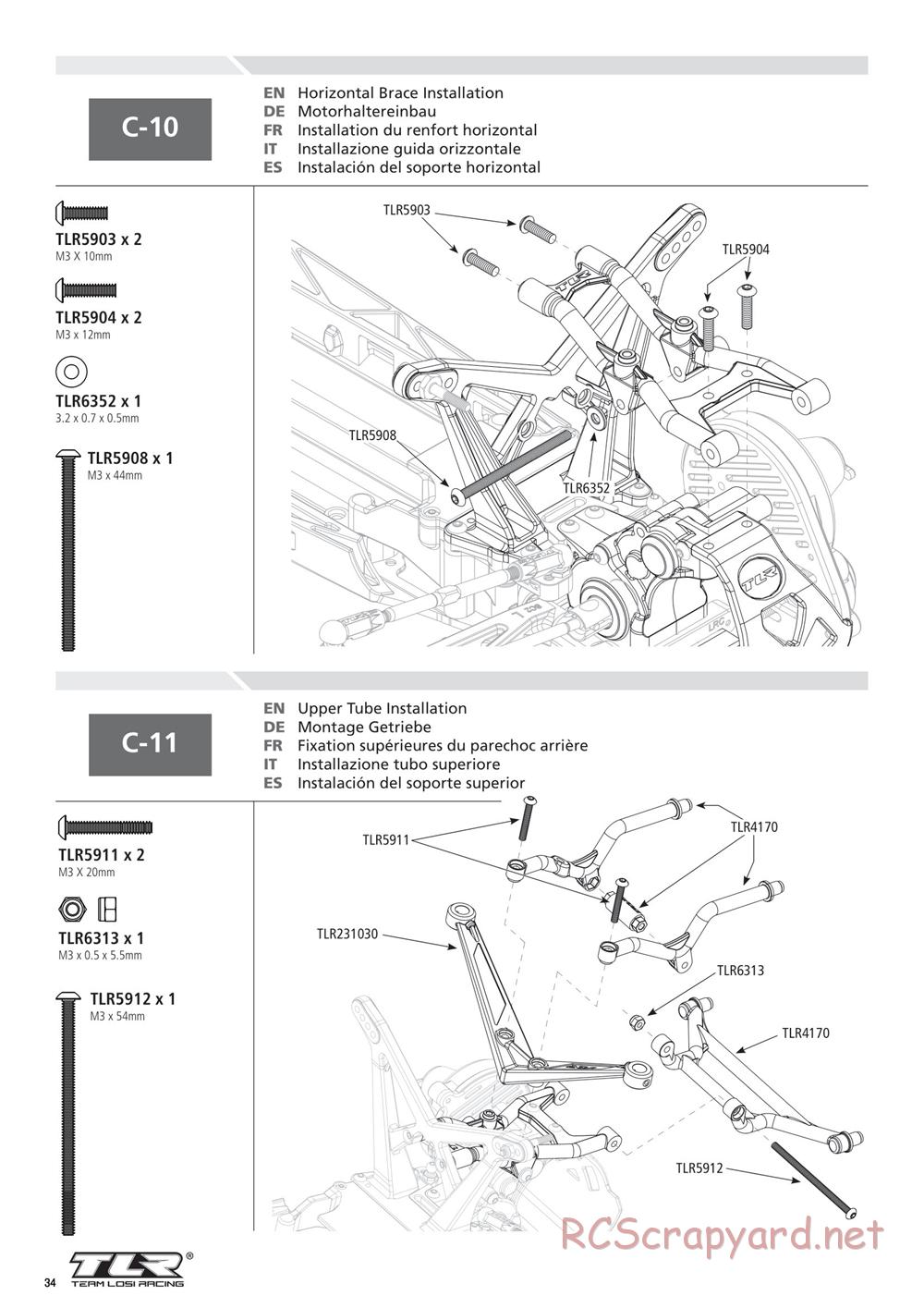 Team Losi - 22SCT 2.0 Race - Manual - Page 34