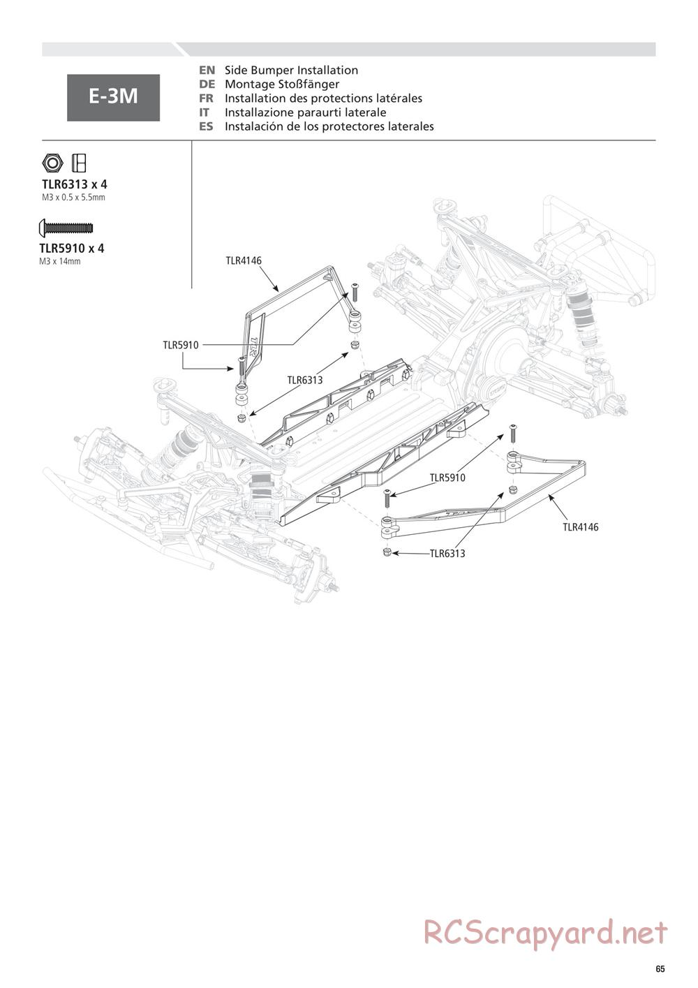 Team Losi - 22SCT 2.0 Race - Manual - Page 65