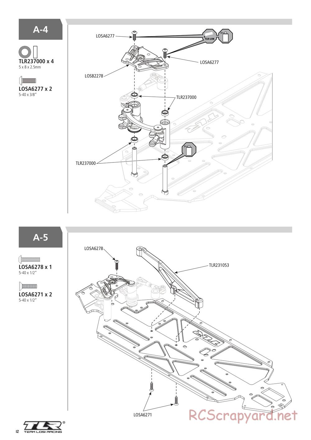 Team Losi - Ten-SCTE 3.0 - Manual - Page 12