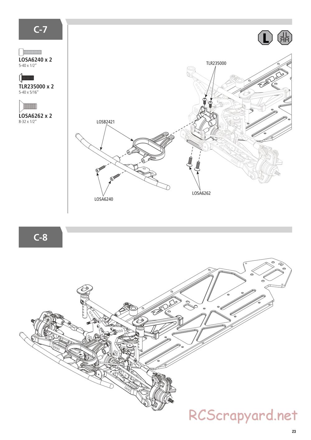 Team Losi - Ten-SCTE 3.0 - Manual - Page 23