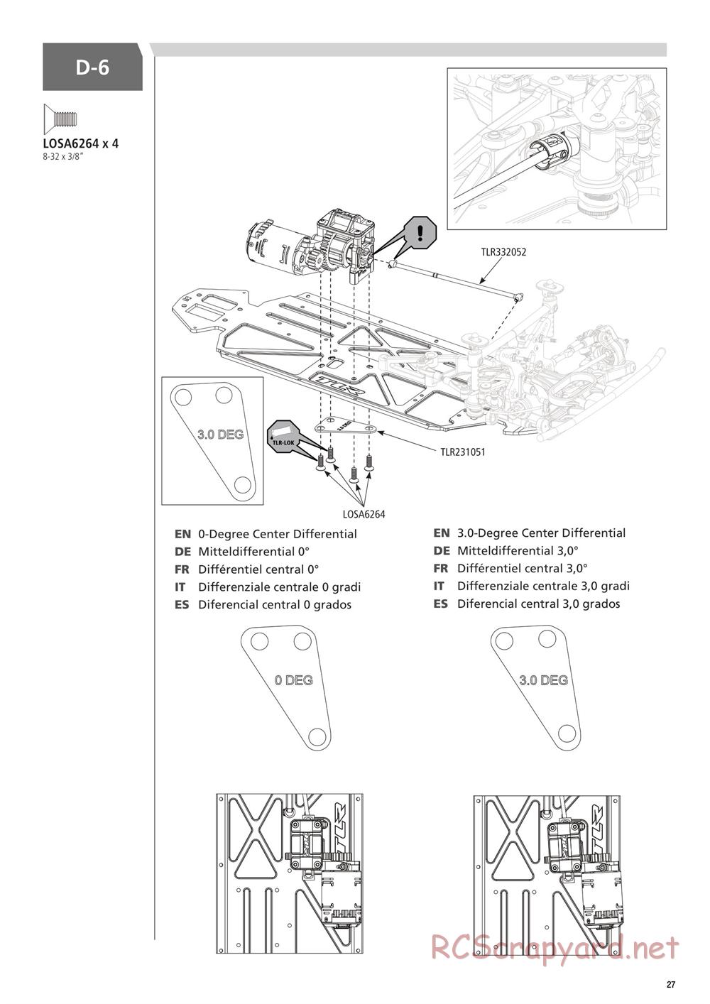 Team Losi - Ten-SCTE 3.0 - Manual - Page 27