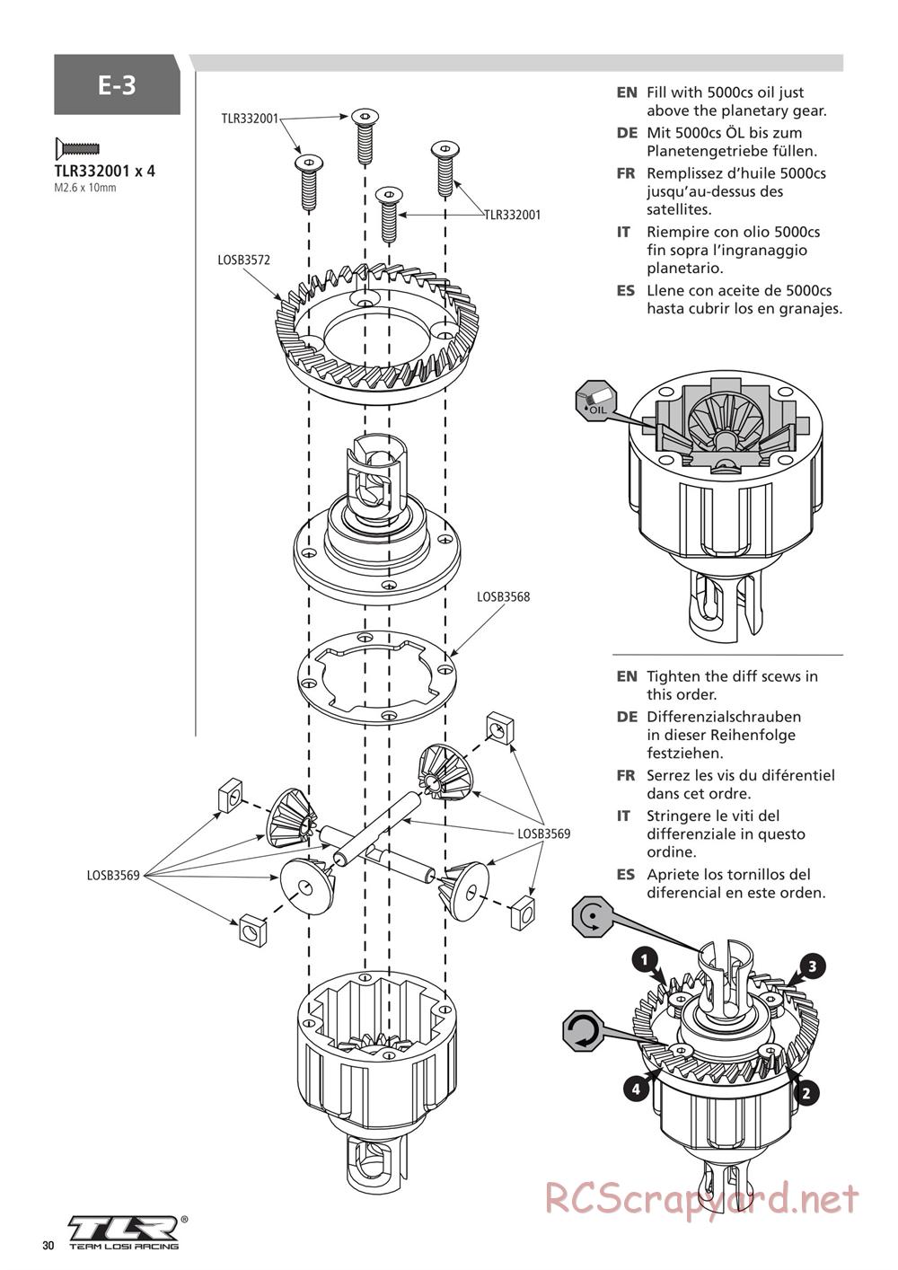 Team Losi - Ten-SCTE 3.0 - Manual - Page 30