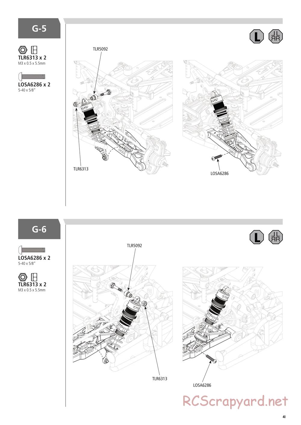 Team Losi - Ten-SCTE 3.0 - Manual - Page 41