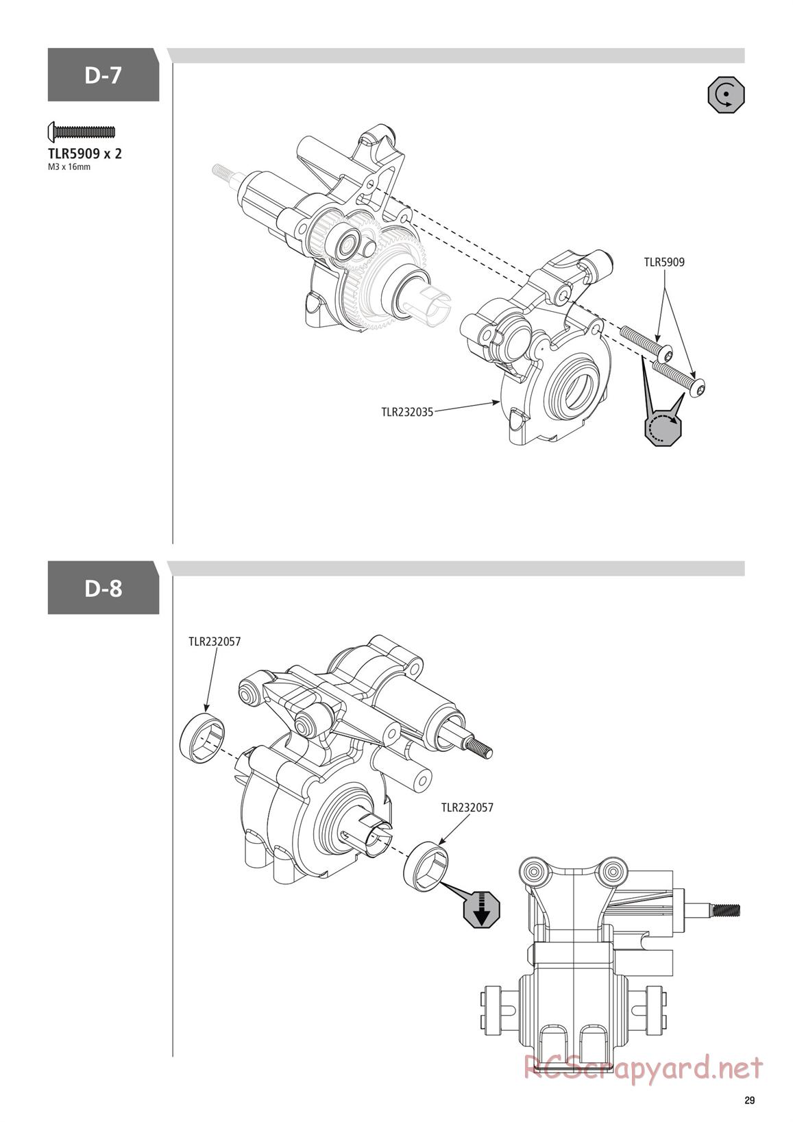 Team Losi - TLR 22 3.0 Spec Racer MM Race - Manual - Page 29