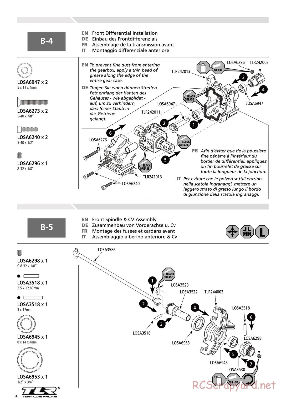 Team Losi - 8ight-T 3.0 Race - Manual - Page 14