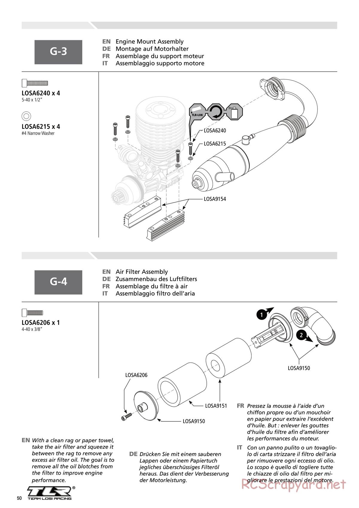 Team Losi - 8ight-T 3.0 Race - Manual - Page 50