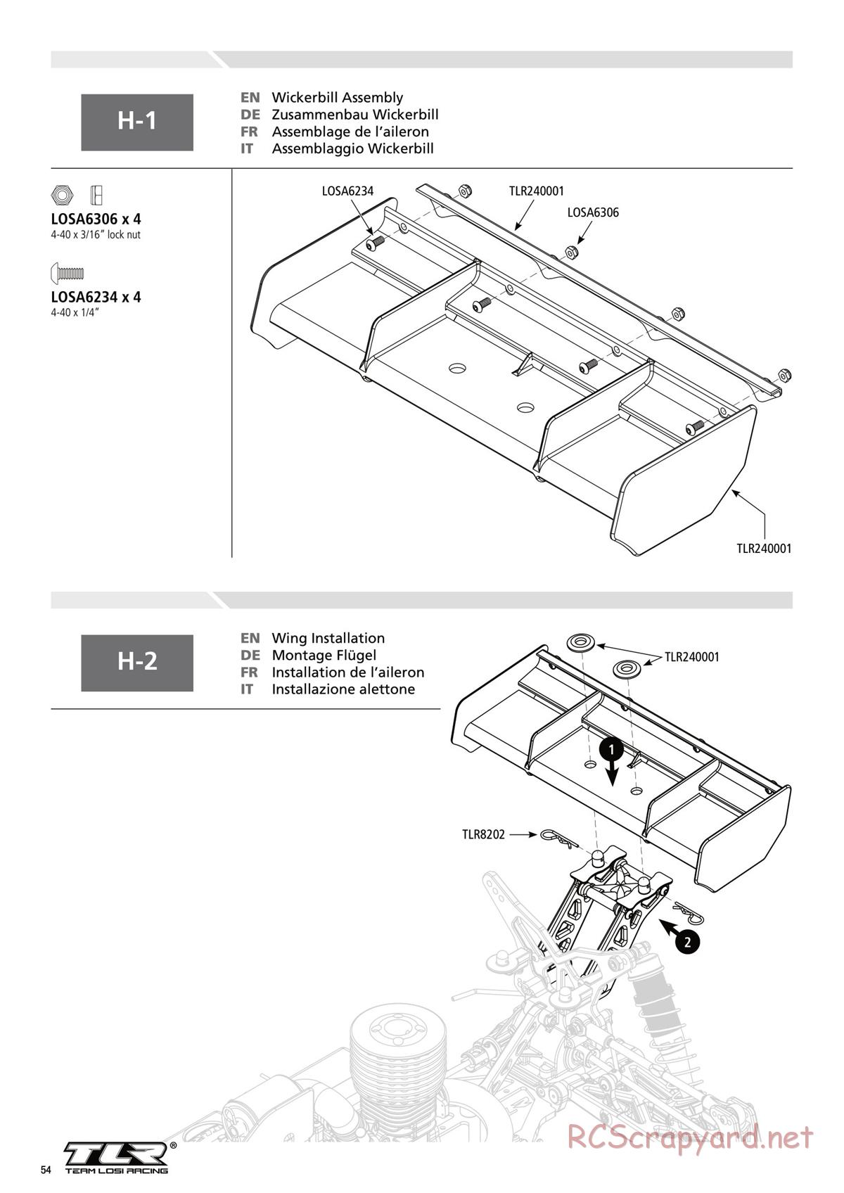 Team Losi - 8ight-T 3.0 Race - Manual - Page 54