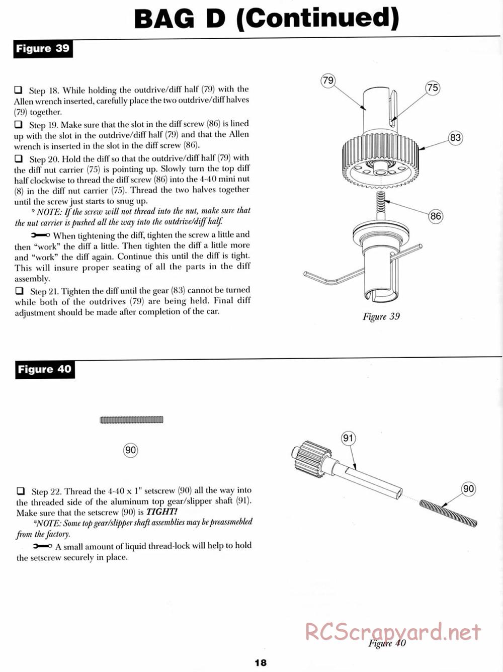 Team Losi - XX CR Kinwald Edition - Manual - Page 21