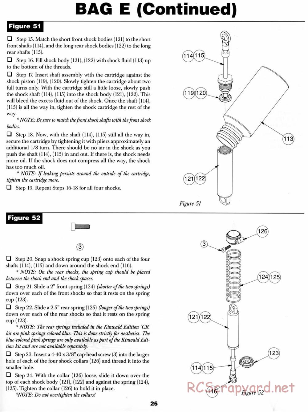 Team Losi - XX CR Kinwald Edition - Manual - Page 28