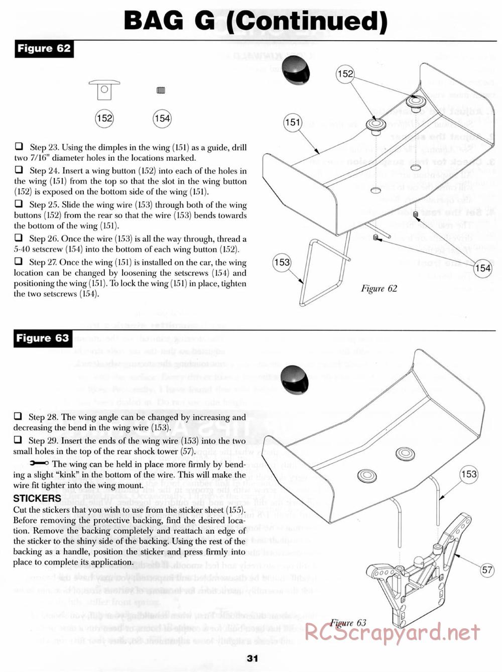 Team Losi - XX CR Kinwald Edition - Manual - Page 34