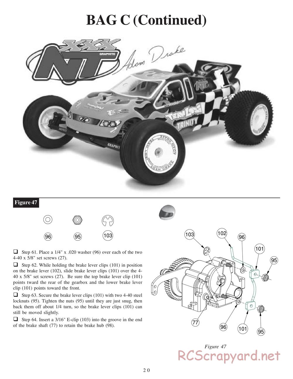 Team Losi - XXX-NT Adam Drake Edition - Manual - Page 23