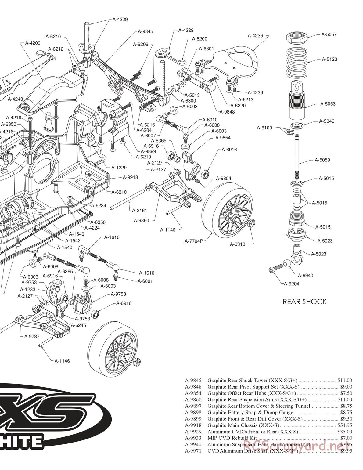 Team Losi - XXX-S Graphite Plus - Manual - Page 3