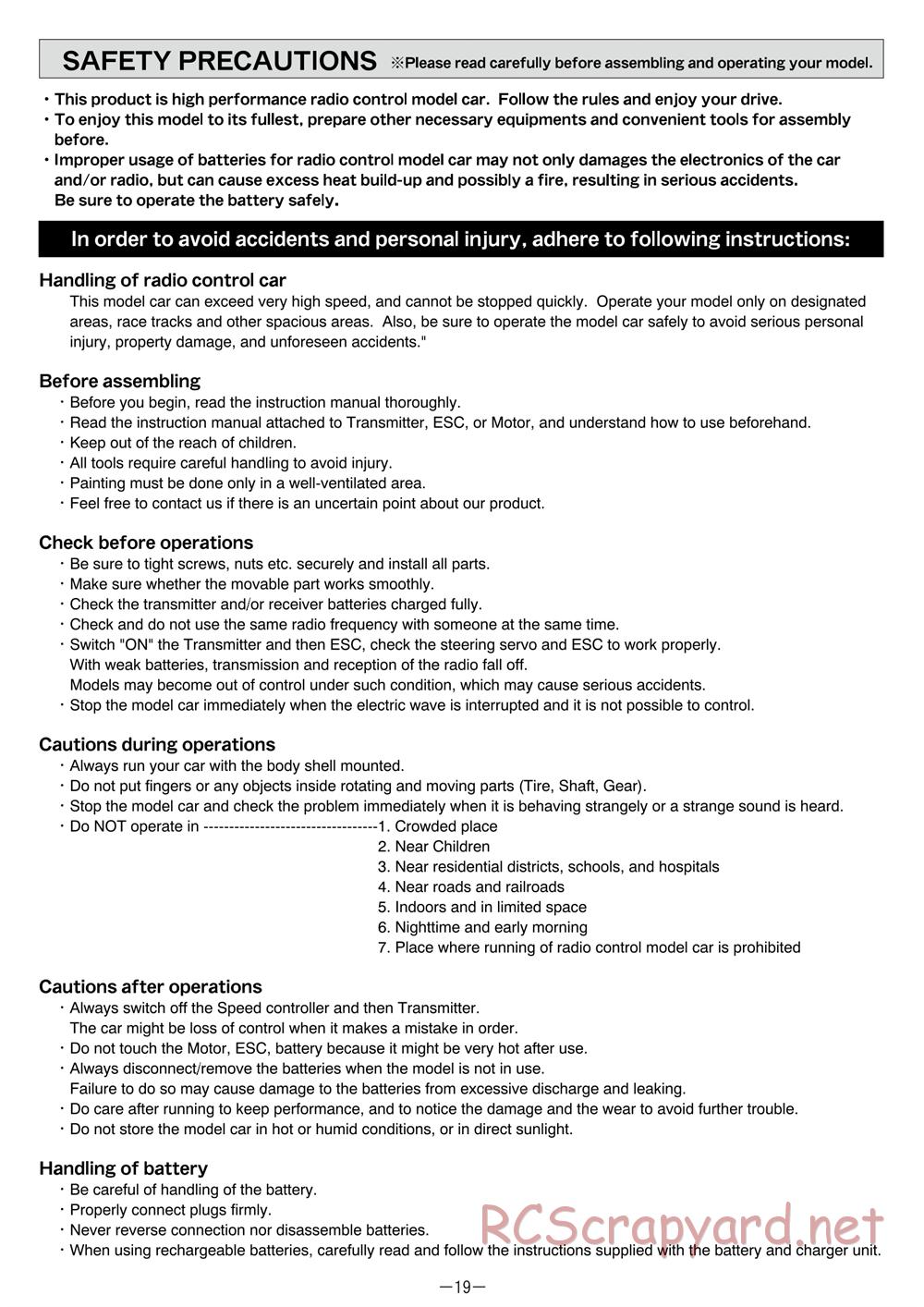 Mugen - MBX-6 Eco - Manual - Page 19