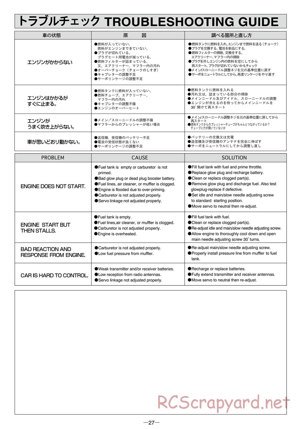 Mugen - MBX-6R - Manual - Page 27