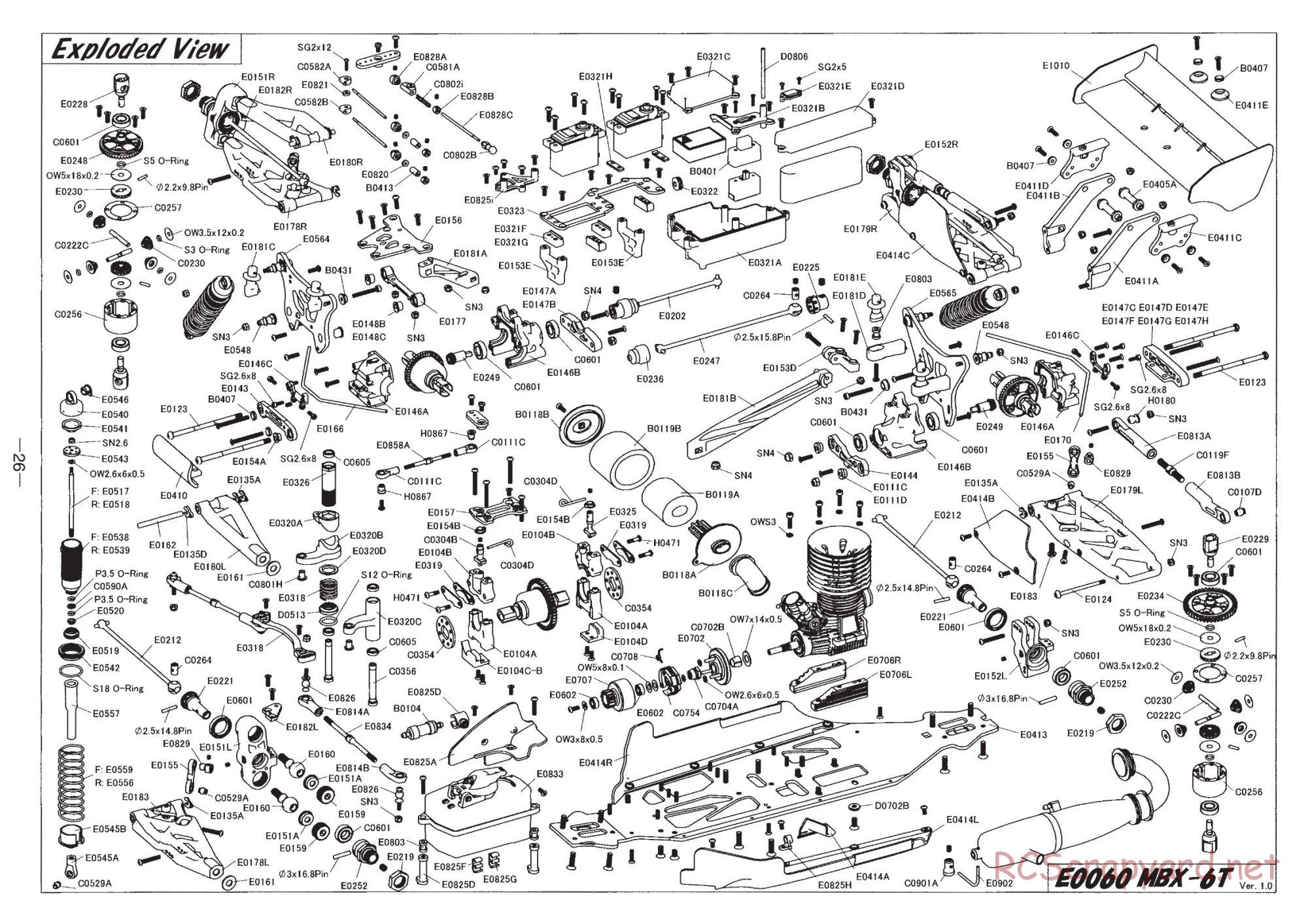 Mugen - MBX-6T - Manual - Page 26