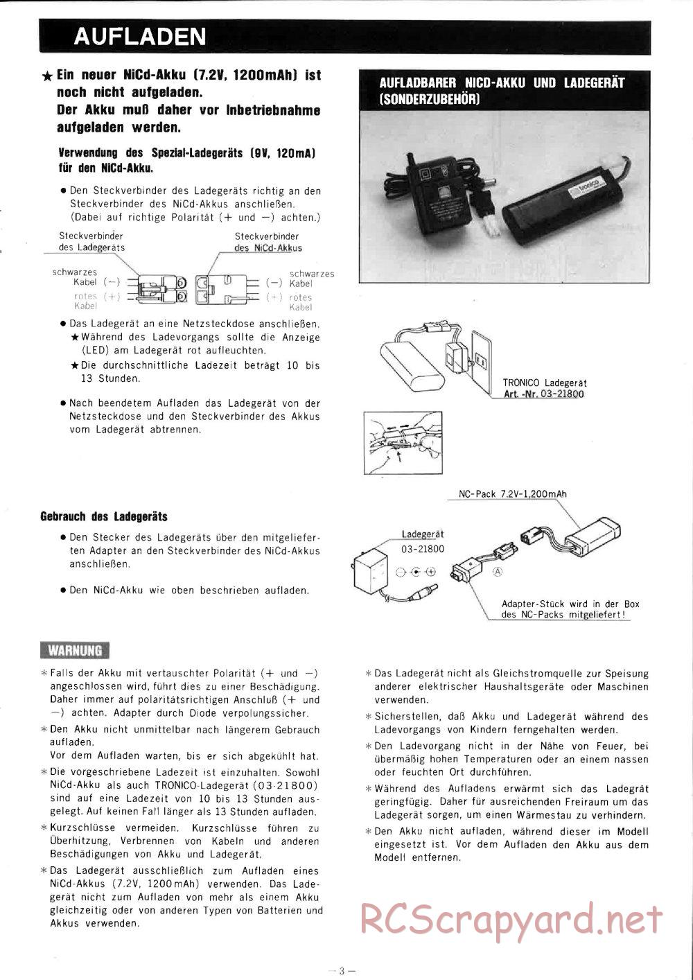 Nikko - Dünenblitz (Bison F-10) - Manual - Page 3