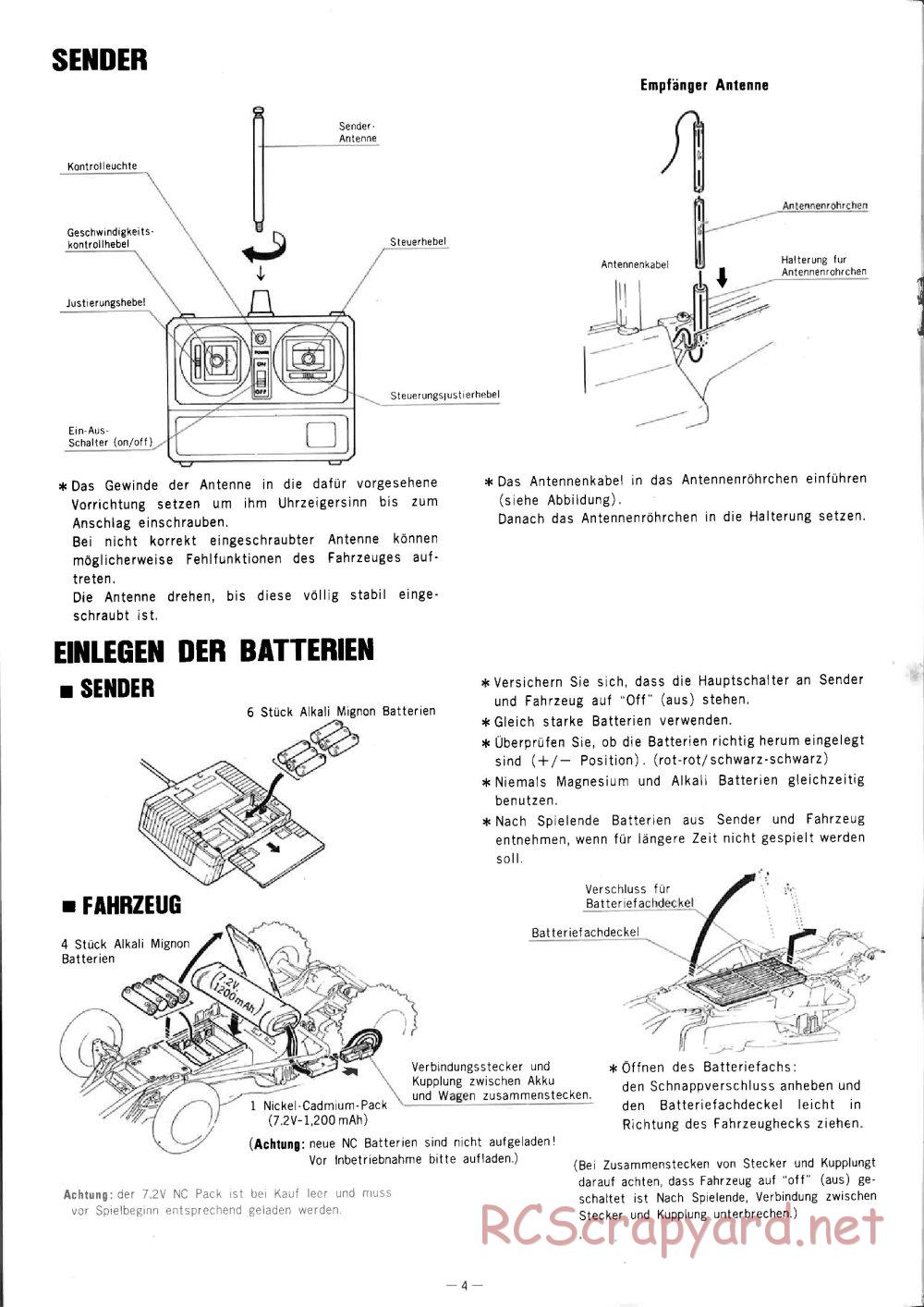 Nikko - Dünenblitz (Bison F-10) - Manual - Page 4