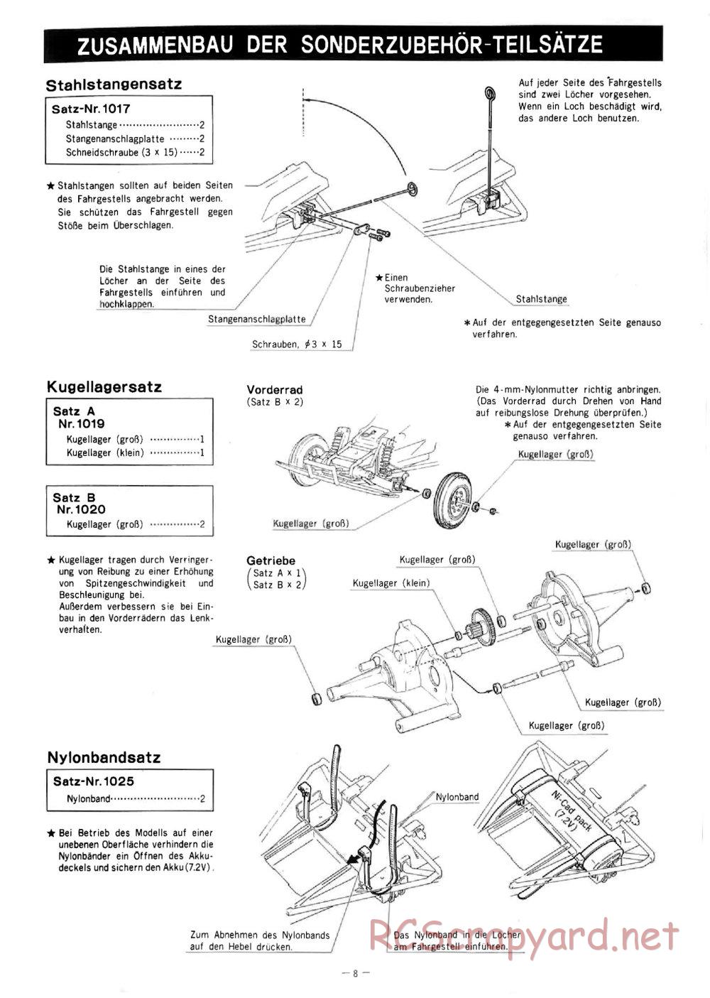 Nikko - Dünenblitz (Bison F-10) - Manual - Page 8