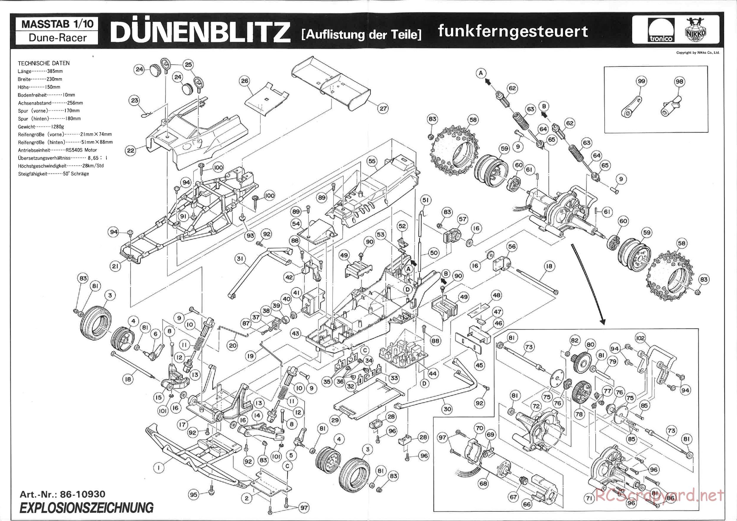 Nikko - Dünenblitz (Bison F-10) - Manual - Page 9