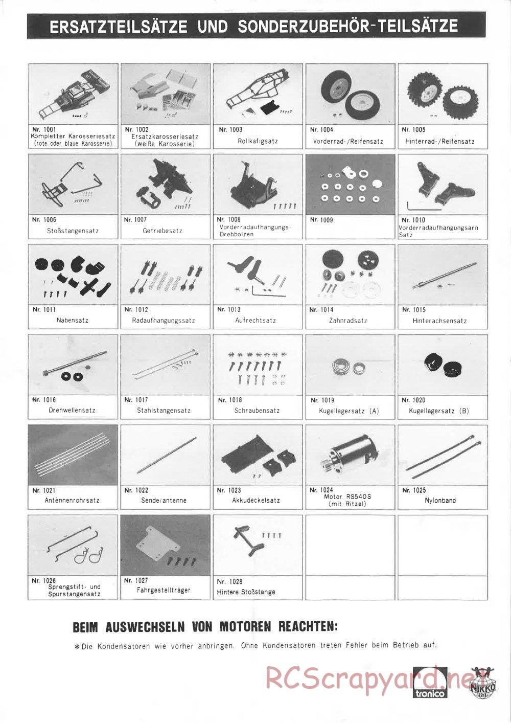 Nikko - Dünenblitz (Bison F-10) - Manual - Page 11