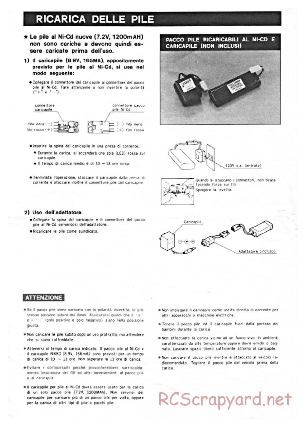 Nikko - Bison F-10 - Frame Buggy - Manual - Page 3