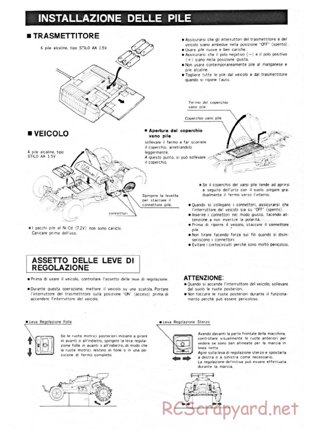 Nikko - Bison F-10 - Frame Buggy - Manual - Page 5