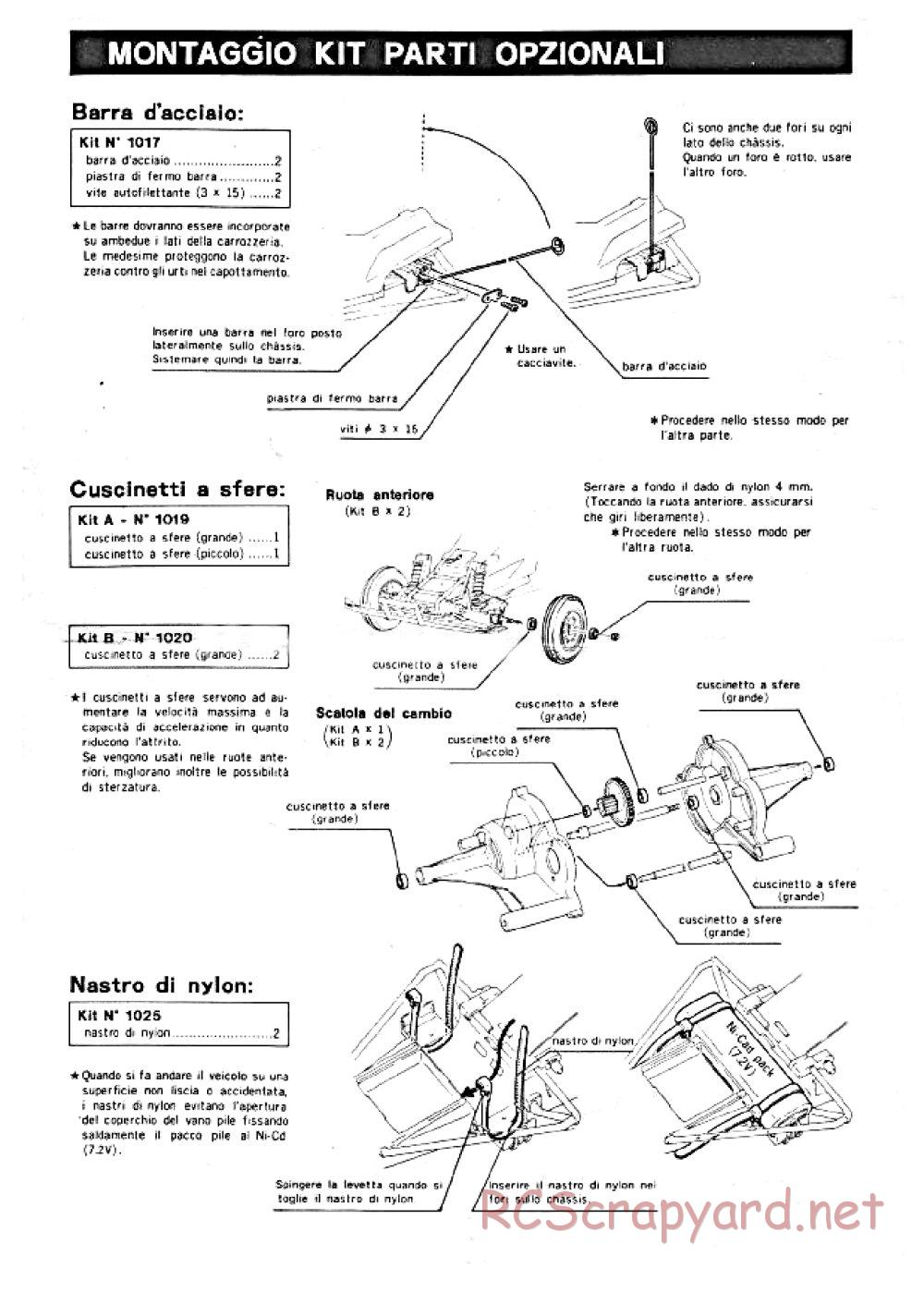 Nikko - Bison F-10 - Frame Buggy - Manual - Page 8