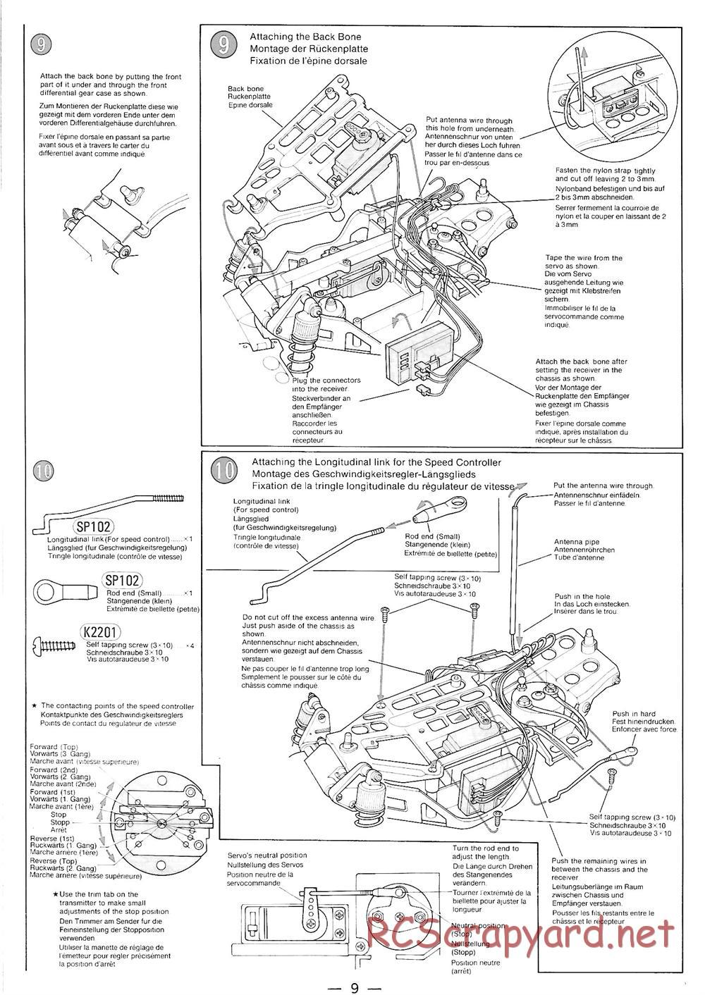 Nikko - Dandy Dash - Manual - Page 9