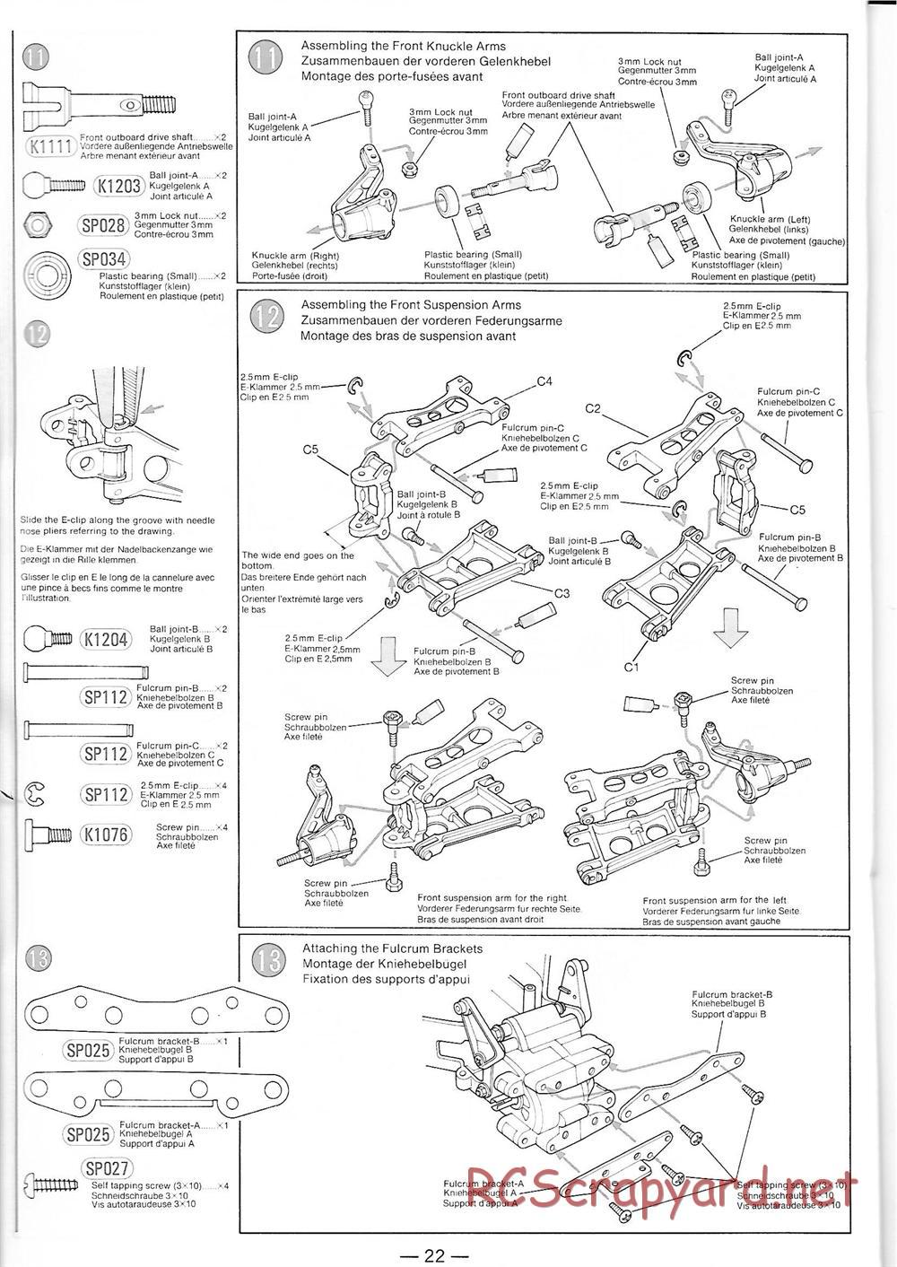 Nikko - Dandy Dash - Manual - Page 22