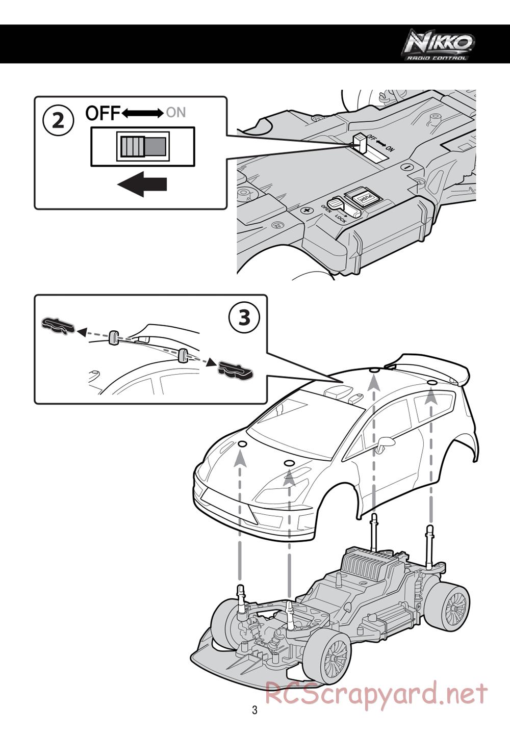 Nikko - Evo Pro-Line On-Road - 1/14 Scale - Manual - Page 5