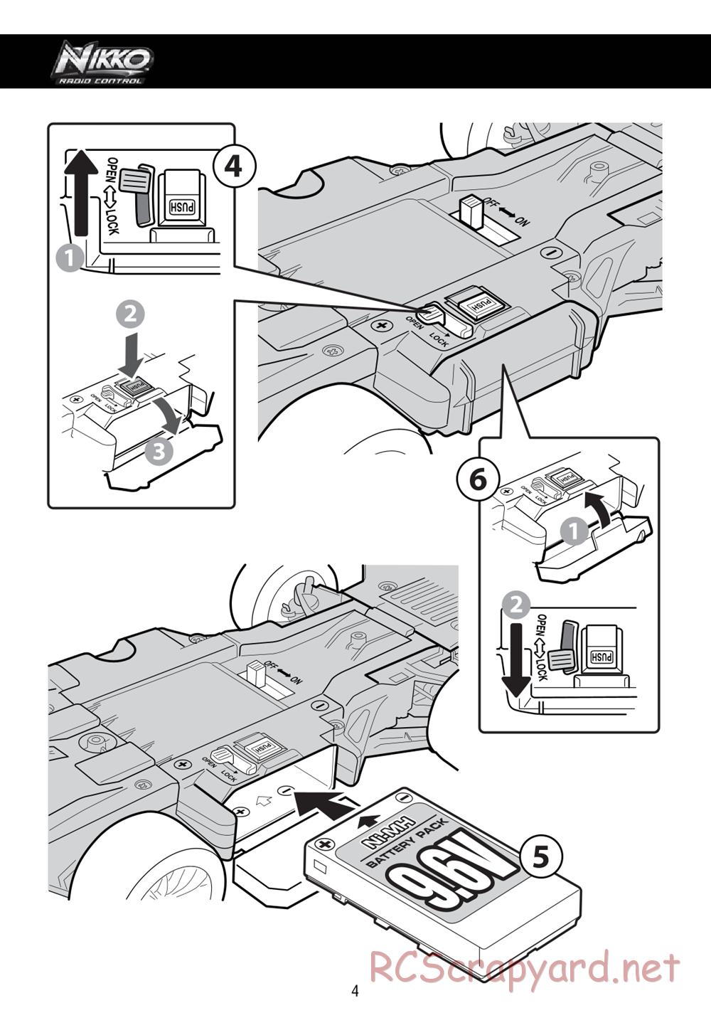 Nikko - Evo Pro-Line On-Road - 1/14 Scale - Manual - Page 6