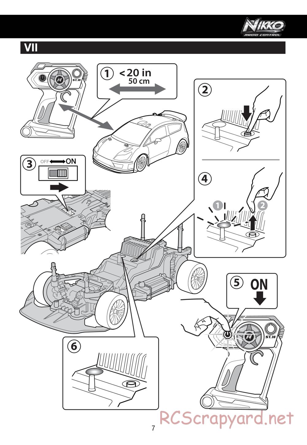 Nikko - Evo Pro-Line On-Road - 1/14 Scale - Manual - Page 9