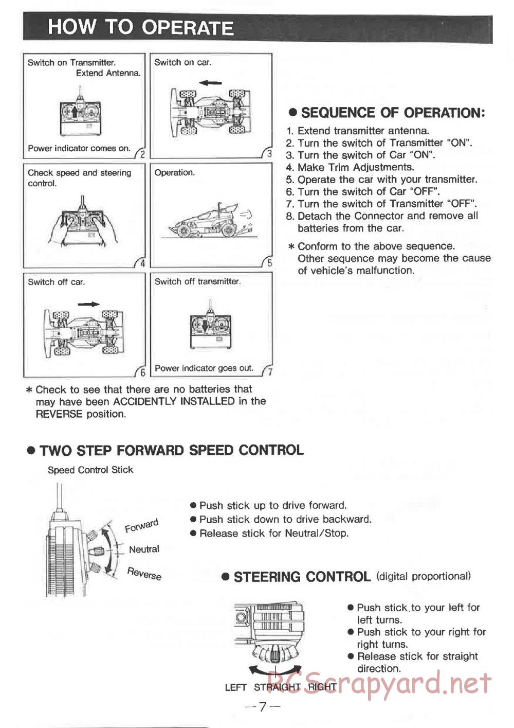 Nikko - Mega Dictator - Manual - Page 7