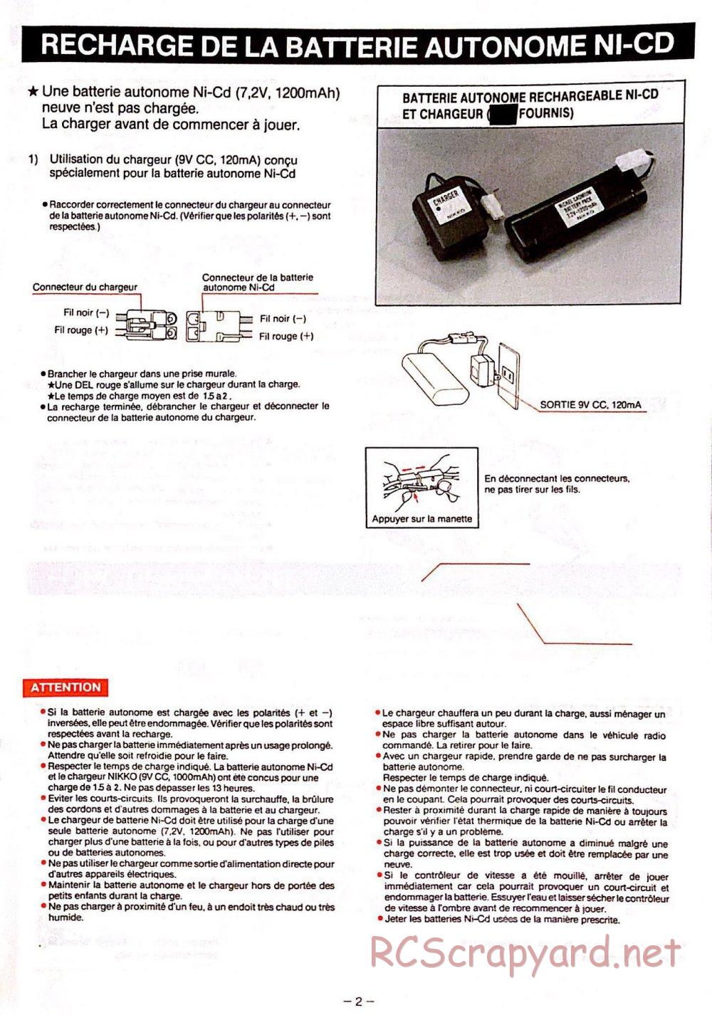 Nikko - Rhino Aero - Manual - Page 3