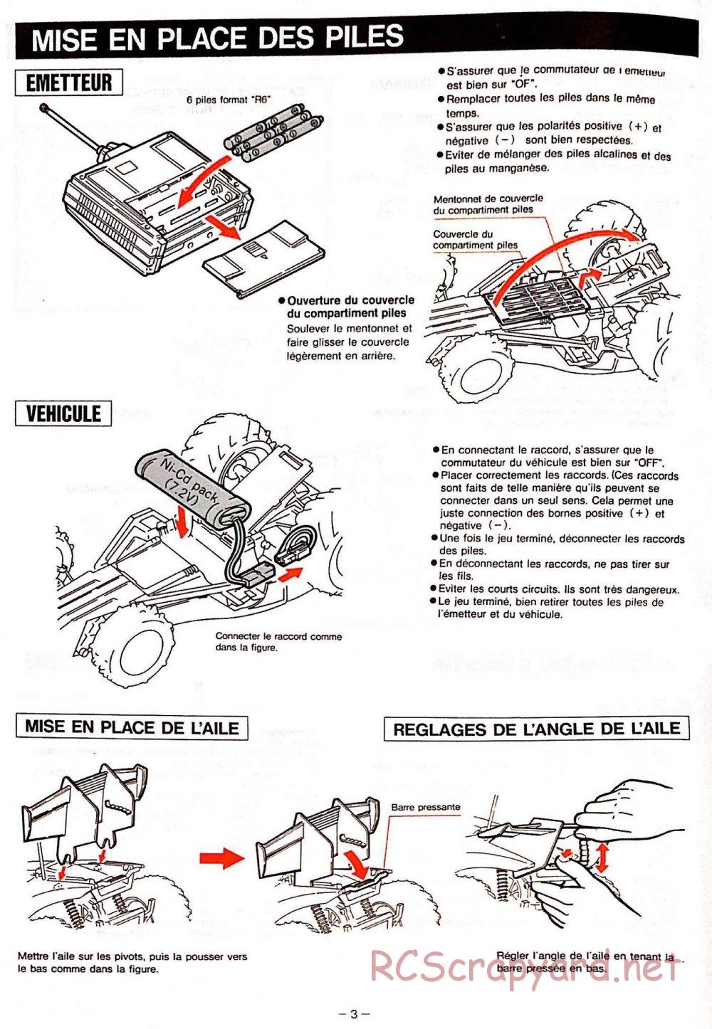 Nikko - Rhino Aero - Manual - Page 4