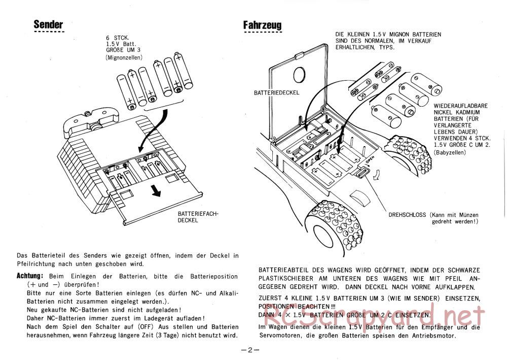 Nikko - Sand Eagle C-5 - Manual - Page 3