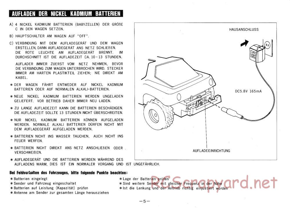 Nikko - Sand Eagle C-5 - Manual - Page 6