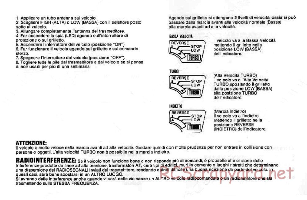 Nikko - Super Fox 4WD - Frame Buggy - Manual - Page 5