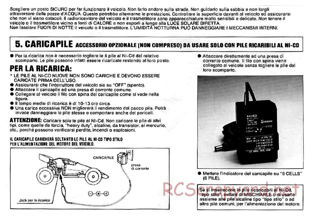 Nikko - Super Fox 4WD - Frame Buggy - Manual - Page 7